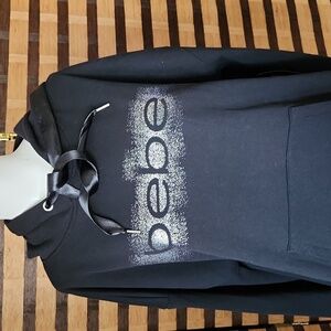 NWT! Bebe glitter logo sweatshirt